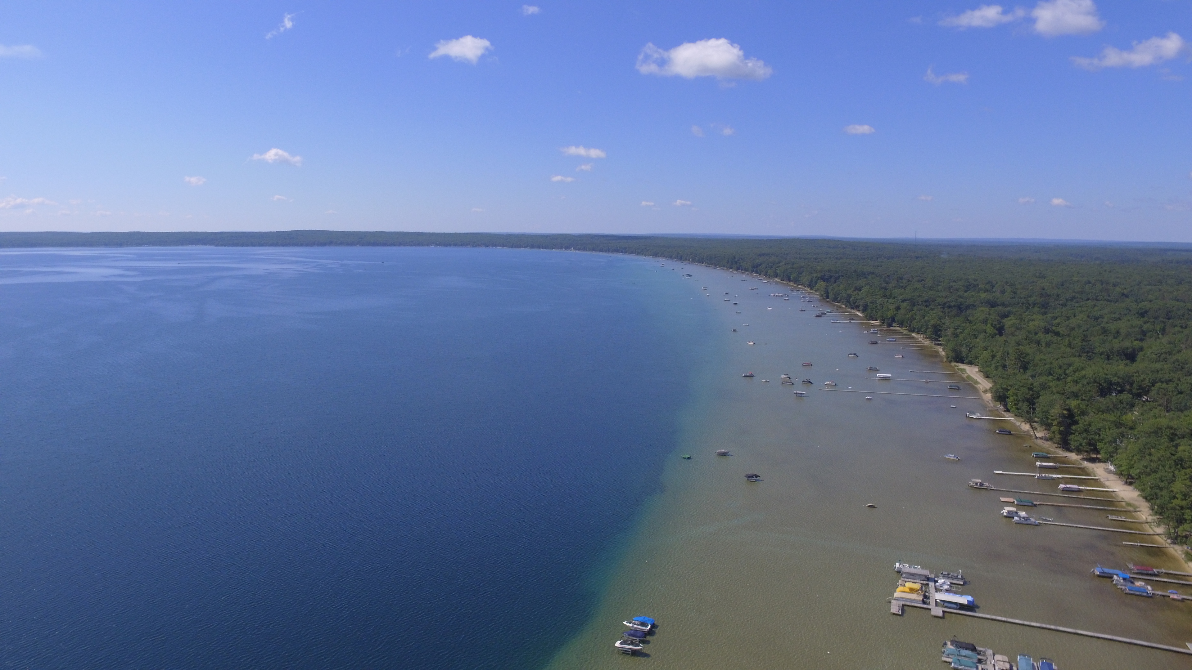 Higgins Lake Overhead